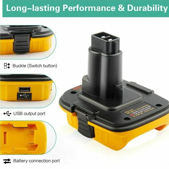 APBLP DCA1820 Battery Adapter For Dewalt 18V / 20V Li-Ion Convert to Ni-Cd Power Tool