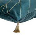 thumbnail image 4 of Parkland Collection PILL21270P Zella Transitional Teal Rectangle Throw Pillow, 4 of 6