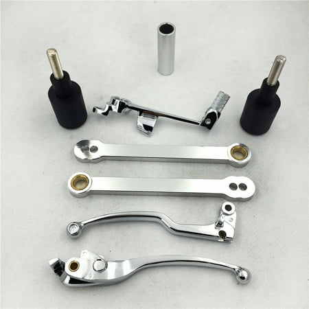 - HTT-MOTOR Brake Pedal Hand Lever Shift Linkages Frame Sliders for 2003-2006 Honda CBR600RR