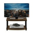 thumbnail image 6 of Furinno Turn-N-Tube No Tools 2-Tier Elevated TV Stands, Amber Pine/Black, 6 of 6