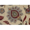 thumbnail image 5 of Transitional Area Rug (5'3'' Round) Floral Ivory, Beige Indoor Round Easy to Clean, 5 of 6