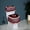 Red, variant on Toilet Seat Cover Pad and Toilet Lid Cover Set, 3 Pcs Lace Toilet Seat Covers Tank Covers with Zipper for U Shaped Toilet, Machine Washable, Soft Bathroom Decor