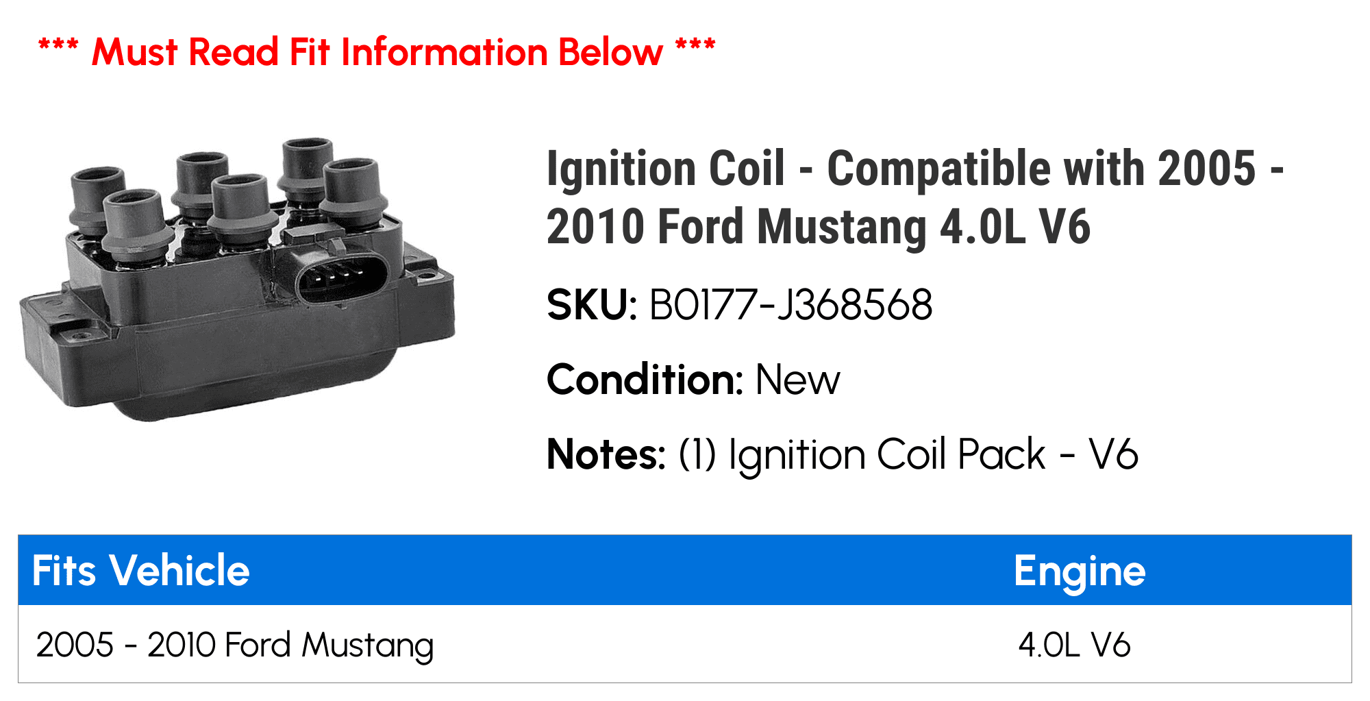 Ford Ignition Coil Diagram