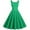 Green Sundresses for Women, variant on Dyegold Sundresses for Women Casual Beach - Party Dress for Women Square Neck Sleeveless Vintage 50s Polka Dots Midi Sundress Loose Fit A-Line Graduation Dress