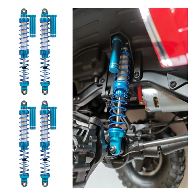 Resortes de Amortiguación Macarena 4 Unidades Piezas de Modificación de Vehículo Carro para Axial SCX10 D90 Amortiguador de choque de coche RC