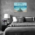 thumbnail image 5 of Sea Turtle Decor Wall Art Beach Coastal Decor Ocean Sea Turtle Pictures Canvas Prints Turtle Bathroom Wall Decor Christian Quotes Scripture Painting Modern Artwork Home Decor for Bathroom 16"x12", 5 of 6