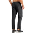 thumbnail image 3 of Men's Lightweight Hiking Pants Breathable Quick Dry Camping Fishing Running Athletic Active Jogger Pant Black S, 3 of 4