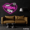 thumbnail image 3 of Craftnamesign Happy Mother Day Neon Sign, Shop Decor, Mother Day Gifts, 3 of 4