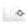 thumbnail image 5 of Living District Rogelio 2-Light Iron & Glass Bath Sconce in Chrome/Clear, 5 of 5