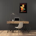 thumbnail image 4 of Vintage Apple Collection 18x24 Black Modern Framed Museum Art Print Titled - Folies Bergere, 4 of 5