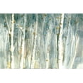 thumbnail image 2 of Nai, Danhui 18x13 Gold Ornate Wood Framed with Double Matting Museum Art Print Titled - Meadows Edge II, 2 of 4