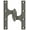 Antique Nickel, variant on deltana 6'' h x 4.5'' w butt/ball bearing single door hinge