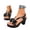 02-Black, variant on Fiaer Women's Bowknots Platform Heels Rhinestone Open Toe Dress Sandals for Wedding Bridal Party 02-White 8.5