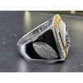 thumbnail image 2 of Jinaldiamond Created #PhiladelphiaEagles Championship Ring, Two Tone 1/2 TCW 925 Sterling Silver Ring (RingSize : 15), 2 of 2