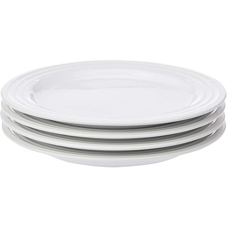 

Stoneware Set of 4 Salad Plates 8.5” each White