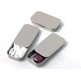 thumbnail image 2 of Boîte de Rangement Rectangulaire en Métal Portable (Argent) 8 Pcs, 2 of 5