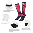 thumbnail image 3 of Naloa Rock Skull Guitarist Knee Socks, High Socks Long Stretchy Sock Women Knee High Stocking, Long Socks for Women, 3 of 6