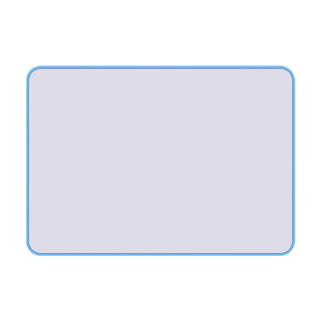 Tableau d'Écriture Magnétique Bleu à Double Face Mémo Effaçable à Sec Tableau Blanc Bleu avec Aimant Puissant pour Bureau Maison École Usage Étudiant Tableau Mémo pour Notes Photos Documents