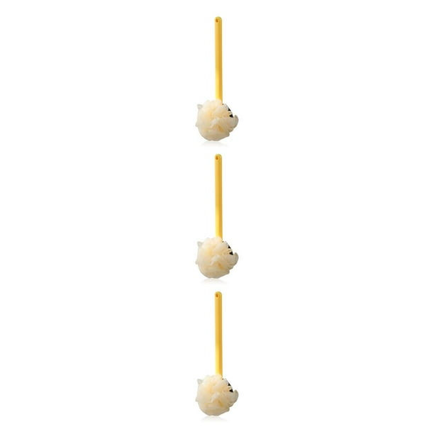Monstrate Cepillo trasero de mango largo para baño, esponja de malla fina para ducha, depurador de cuerpo y cara seca, herramienta de exfoliante Type1 NO1 Monstrate CBP183097