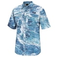thumbnail image 2 of Men's Colosseum  Blue Pitt Panthers Realtree Aspect Charter Full-Button Fishing Shirt, 2 of 3