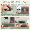 thumbnail image 3 of UQN Donut Shop Playset for Kids, Pretend Play Food Set for Kids Kitchen with Light and Sound Toy Oven, Ice Cream Cart, Toy Food Birthday Gift for Girls Ages 3 4 5 6 Years., 3 of 8