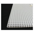 thumbnail image 2 of Fluorolite Egg Crate Louver 2'x4' (2-Pack) - White Polystyrene Drop Ceiling Tiles - Scratch Resistant, Open Cell Design for Airflow, 2 of 2