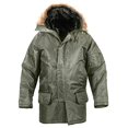thumbnail image 2 of Rothco Men's Snorkel Swim Parka, Sage Green, 2X-Large, 2 of 4