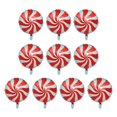 thumbnail image 2 of 10 globos de aluminio con forma de piruleta para fiestas en casa. rojo, 2 of 8