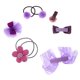 thumbnail image 3 of niño flores pinza de pelo accesorios horquilla pelo cuerda púrpura Sunnimix Pinza de pelo de la cuerda del pelo, 3 of 8