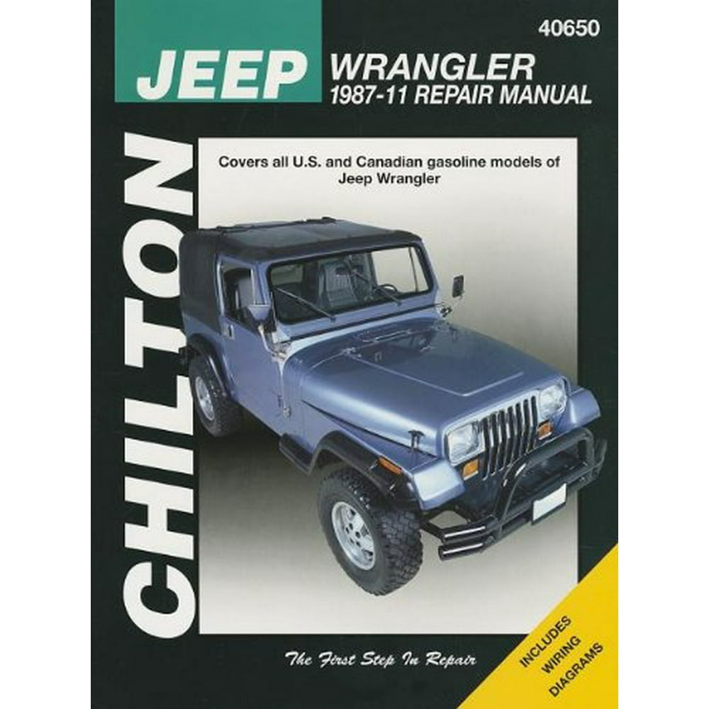 Chilton's Jeep Wrangler 198711 Repair Manual