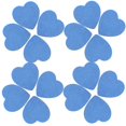 thumbnail image 1 of 200Pcs Blue Heart-Shaped Nail Polish Remover Pads for Nail Care Cotton, 1 of 5