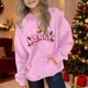 thumbnail image 4 of Sudadera con capucha para niñas y niños, sudadera de manga larga con cuello redondo y estampado de moda, jersey con bolsillo, sudadera de poliéster para niñas, 4 of 8