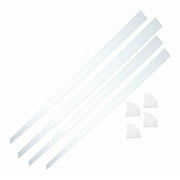 Mirredge Mirror Installation Kit,White,48 in W 34400