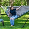 thumbnail image 6 of Sunnydaze 2-Person Polyester Jacquard, 450 lb - Retro Waves, 6 of 11