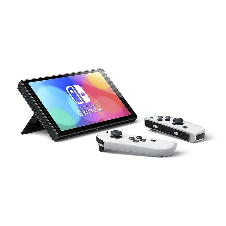 Restored Nintendo HEGSKAAAA OLED w/ White Joy-Con White