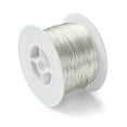 thumbnail image 2 of 500gs Round Copper Jewelry Wire Long-Lasting Plated Silver color Plated 20 Gauge 0.8mm about 360.89 Feet(110m)/500g, 2 of 6