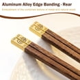 thumbnail image 4 of DualFerv 2 pairs of reusable wooden chopsticks - a premium gift box, perfect for gifting friends, 4 of 7