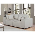 thumbnail image 5 of Elson Beige Linen Loveseat, 5 of 5