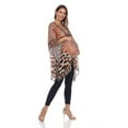 thumbnail image 4 of White Mark Women's Maternity Short Caftan with Tie-up Neckline, 4 of 6