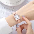 thumbnail image 2 of Reloj de nicho nórdico para mujer, de alto valor, para fiesta estudiantil, estilo coreano, minimalista, estilo retro, estilo de bosque, estilo universitario cuadrado, 2 of 6