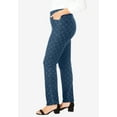thumbnail image 3 of Jessica London Women's Plus Size Comfort Waist Stretch Denim Straight Leg Jean, 3 of 6