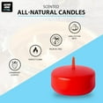 Pack of Floating Candles 4 Hours Burning Time Dripless Floating Candles