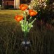 thumbnail image 4 of LED Solar Powered Flower Lanterns Outdoor Garden Waterproof Lanterns Vibes Decorative Lamps, 4 of 6