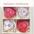 thumbnail image 1 of Decoraciones navideñas, caja de madera para decoración del hogar, adornos navideños hechos a mano, Chip de madera, bricolaje, granja, decoración navideña, M, 1 of 4