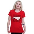 thumbnail image 3 of Always on Top North Carolina Pride Womens Slim Fit Graphic Tee Brisco Brands M, 3 of 5