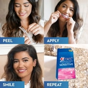 Crest 3D Whitestrips Sensitive At-Home Teeth Whitening Kit, 18 Treatments - 36 strips
