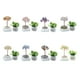 thumbnail image 3 of Billuyoard Árbol de alambre de cobre artificial de bajo mantenimiento Requiere un cuidado mínimo Ecológico Fácil de limpiar Decoración del hogar Cristal blanco, 3 of 6
