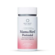Mama Bird Postnatal Multi , Once Daily, Whole Food Organic Blend, L-Methylfolate (Folic Acid), Methylcobalamin (B12), Natural Vitamin, Immune Support, 30 Ct, Best Nest Wellness