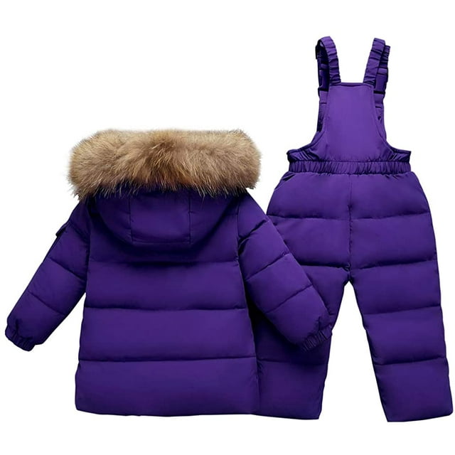 Ensemble de Combinaison de Neige et Pantalon de Neige pour Enfants 2 Pcs