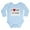 Sky Blue, variant on CafePress - I Love My Au Pair Hearts Design Body Suit - Long Sleeve Cotton Baby Bodysuit